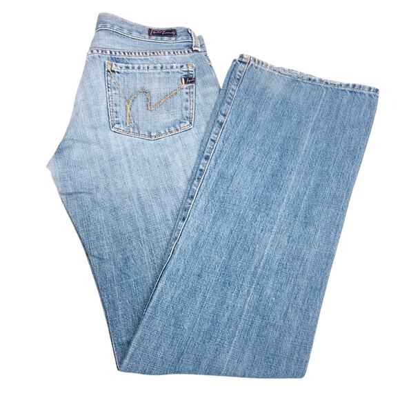 Citizens Of Humanity Denim - Citizens of Humanity #001 Kelly Low Waist Boot Cut Jeans Y2K Street Style
